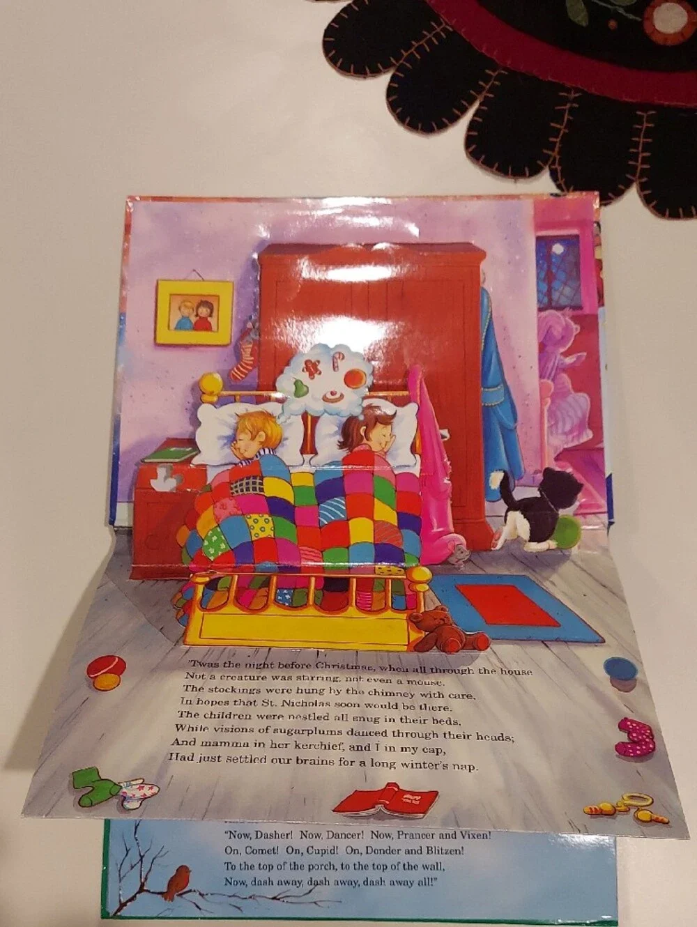 The Night Before Christmas Pop-Up Book - Landolls - 1996